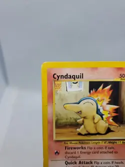 Pokemon TCG Cyndaquil 57/111 Common Neo Genesis Trading Card - Image 2