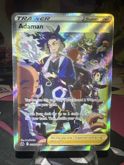 Adaman GG57/GG70 Crown Zenith Full Art Ultra Rare Holo Pokemon Card NM - Image 1