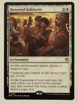 Renewed Solidarity - Commander: Aetherdrift MTG - Image 1