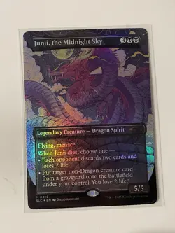 Junji The Midnight Sky Foil Secret Lair Encyclopedia MTG Magic The Gathering - Image 1
