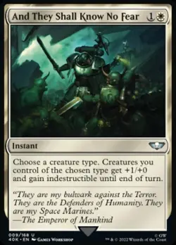 And They Shall Know No Fear [Warhammer 40,000] Near Mint - Image 1