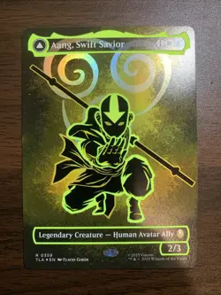 Aang, Swift Savior (Borderless) (Neon Ink Foil) Avatar: The Last Airbender MINT - Image 1