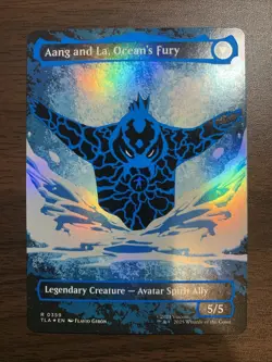 Aang, Swift Savior (Borderless) (Neon Ink Foil) Avatar: The Last Airbender MINT - Image 2