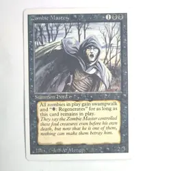 Zombie Master LP Revised English Rare 1994 MTG Magic - Image 1