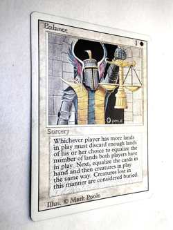 Balance Revised English Rare LP 1994 MTG Magic - Image 3