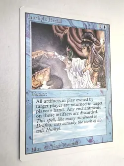 Hurkyl's Recall NM Revised English Rare 1994 MTG Magic - Image 3