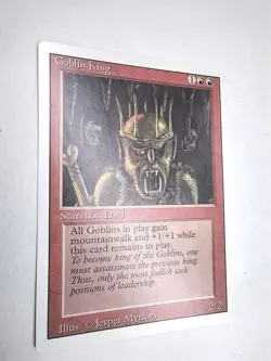 Goblin King NM Revised English Rare 1994 MTG Magic - Image 3