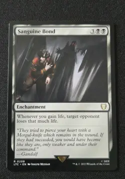 MTG - Sanguine Bond - Lord of the Rings Commander: Tales of Middle-Earth - NM - Image 1
