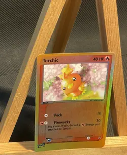 Torchic 008 Promo Reverse Holo Foil Card Pokemon Card LP - Image 1