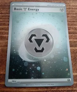 Nee Pokemon 151 Trading Card Basic Steel Energy Holo - Image 1