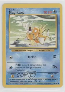 Magikarp German Pokemon Base Set #35 1999 - Image 1