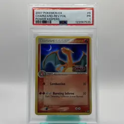 2007 POKEMON EX CHARIZARD-REV.FOIL POWER KEEPERS #6. PSA 1 - Image 1