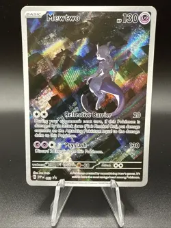 Pokemon TCG Mewtwo SVP052, 151 UPC Promo Illustration Rare, NM - Image 1