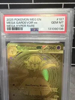 2025 POKEMON MEG EN-MEGA EVOLUTION MEGA HYPER RARE #187 MEGA GARDEVOIR EX PSA 10 - Image 2