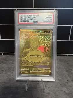 2025 POKEMON MEG EN-MEGA EVOLUTION MEGA HYPER RARE #187 MEGA GARDEVOIR EX PSA 10 - Image 3