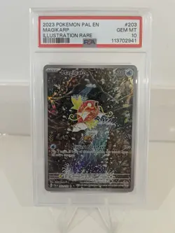 2023 POKEMON PALDEA EVOLVED #203/193 MAGIKARP ILLUSTRATION RARE PSA 10 GEM MT - Image 1