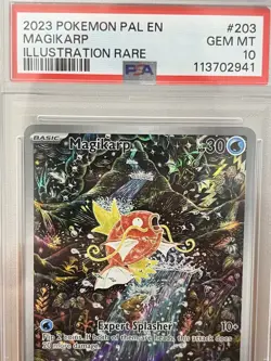 2023 POKEMON PALDEA EVOLVED #203/193 MAGIKARP ILLUSTRATION RARE PSA 10 GEM MT - Image 2