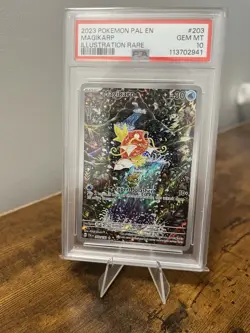 2023 POKEMON PALDEA EVOLVED #203/193 MAGIKARP ILLUSTRATION RARE PSA 10 GEM MT - Image 3