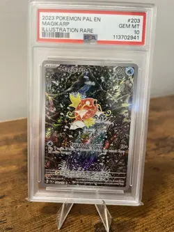 2023 POKEMON PALDEA EVOLVED #203/193 MAGIKARP ILLUSTRATION RARE PSA 10 GEM MT - Image 4