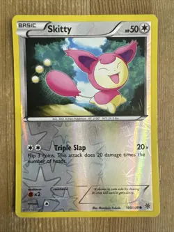 Skitty 109/135 Plasma Storm Pokemon TCG Common HP Reverse Holo - Image 1
