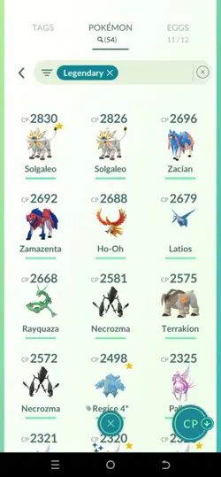 Pokemon Acc Go Lvl 42 - 100% BG Pika - 30 Shiny & 50 Legendary - 500K Stardust - Image 4