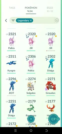 Pokemon Acc Go Lvl 42 - 100% BG Pika - 30 Shiny & 50 Legendary - 500K Stardust - Image 5