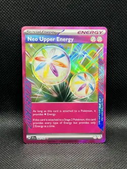 Neo Upper Energy 162/162 ACE SPEC RARE HOLO Temporal Forces Sv05 Pokemon English - Image 1