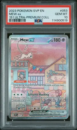 Pokemon SVP EN 151 Ultra Premium Collection #053 English Mew Ex PSA 10 - Image 1
