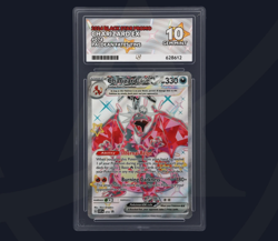 Pokemon Charizard ex SVP 074 Promo ACE 10 GEM MINT - Paldean Fates Tins - Image 1