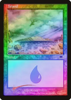 Island (338) FOIL Onslaught PLD Basic Land MAGIC THE GATHERING CARD ABUGames - Image 1