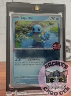 Pokemon Card Indonesia Squirtle Pokeball Holo Foil Choki Choki Promo 063/SV-P NM - Image 1