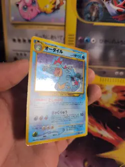 Pokemon Karte Card Feraligatr Impergator Neo Genesis Holo Wotc japanese Exc - Image 4