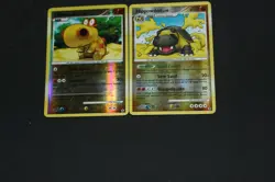 Pokemon Card Lot LP-PL Reverse Holo Hippopotas & Hippowdon 25/111 Rising Rivals - Image 1