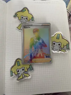 🌈 Blanche - 082/078 - Rainbow Rare - Pokemon GO - Pokemon TCG Card - Trainer - Image 1