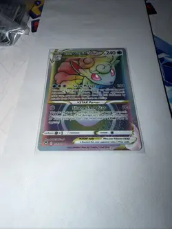 Pokemon TCG Alolan Vulpix VSTAR Silver Tempest Holo Card 197/195 Secret Rare - Image 1