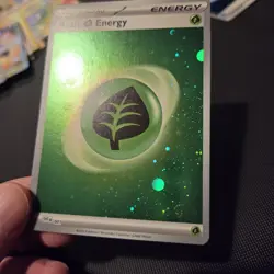 Pokemon Card - Basic Grass Energy HD Cosmos Holo SVE 001 S&V 151 - NM - Image 2