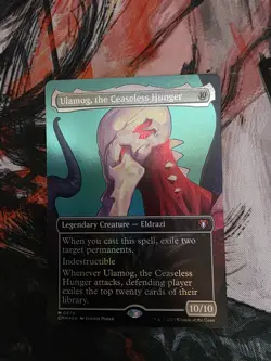 MTG English Ulamog, the Ceaseless Hunger (Borderless) NM Foil Commander Masters - Image 1