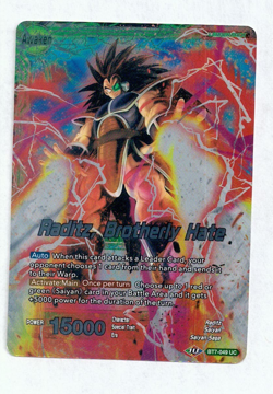Dragon Ball Super Card Game Raditz Raditz, Brotherly Hate BT7-049 U Foil Card - Image 2