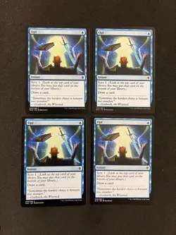 x4 Opt [Throne of Eldraine] Magic MTG Cards NM/LP - Image 1