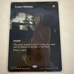 Scout's Warning (Borderless) 6 M Avatar: The Last Airbender Eternal-Legal NM MTG - Image 1