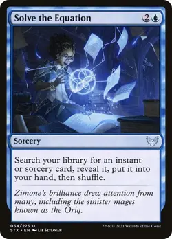 Solve the Equation NM Strixhaven: School of Mages [STX] #54 MTG Uncommon Regular - Image 1