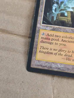 Mtg - Ancient Tomb - Tempest Light Play - 1997 Rare English - Image 5