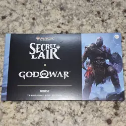 Secret Lair x God of War Norse Foil Edition Playstation Superdrop MTG Sealed - Image 1