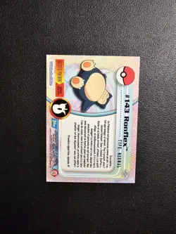 Carte Pokemon Ronflex 143 TOPPS Serie 1 Francais - Image 2