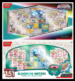 Pokemon Premium Collections Blooming Waters And Lucario ex & Tyranitar ex Sealed - Image 1