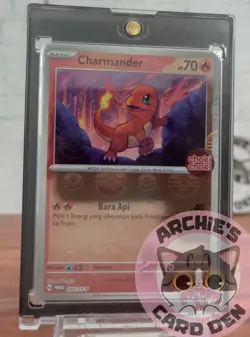 Pokemon Indonesia Charmander Pokeball Holo Foil Choki Choki Promo 060/SV-P NM - Image 1