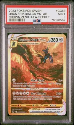2023 Origin Forme Dialga VSTAR 2023 Pokemon SWSH Crown Zenith #GG68 PSA MINT 9 - Image 1
