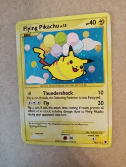 Pokemon Flying Pikachu 113/111 Rising Rivals Secret Rare - Image 2