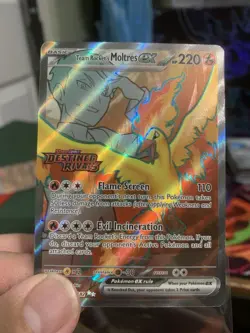 Pokemon Team Rocket's Moltres ex Destined Rivals Stamped UPC Promos Set NM/M - Image 4