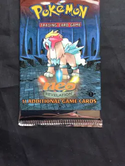 Pokemon: Sealed 1st Edition Neo Revelation Booster Pack: Entei Artwork - Image 3